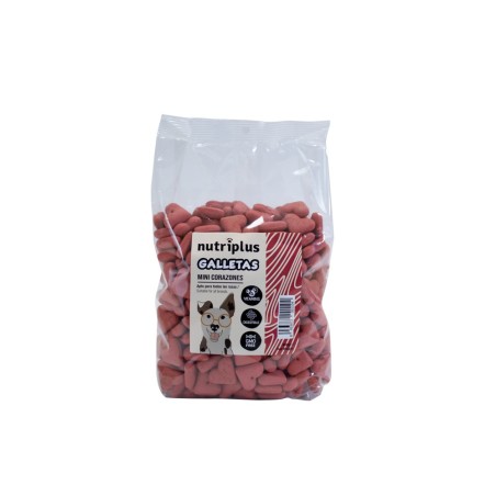 NUTRIPLUS GALLETA ANIMALES CORAZONES ROJO