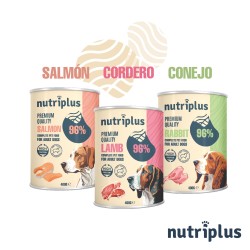 COMIDA HUMEDA CONEJO NUTRIPLUS PERROS 400 GR