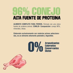 COMIDA HUMEDA CONEJO NUTRIPLUS PERROS 400 GR