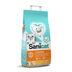 ARENA AGLOMERANTE AROMA VAINILLA Y MANDARINA 8L SANICAT