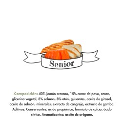 SERRANO SNACKS PERROS SENIOR 100 GR