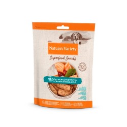 NVARIETY DOG SPFOOD SNK SALMON 85GR