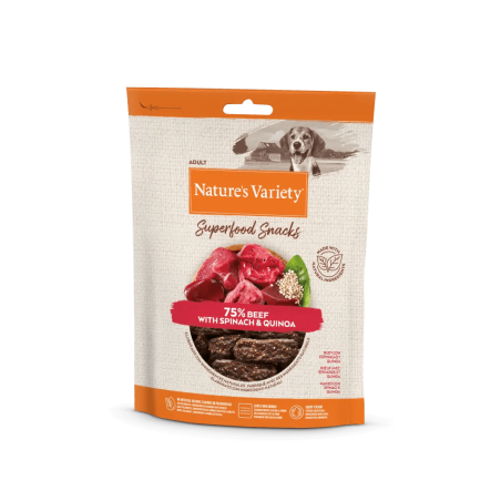 NVARIETY DOG SPFOOD SNK BEEF 85GR