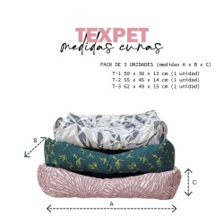 TEXPET CUNA REDONDA PAW LONETA T-2