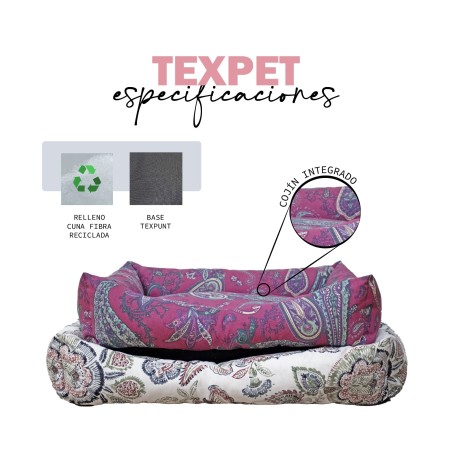 TEXPET CUNA REDONDA PAW LONETA T-1
