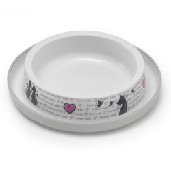 COMEDERO TRENDY DINNER CATS IN LOVE 350 ML