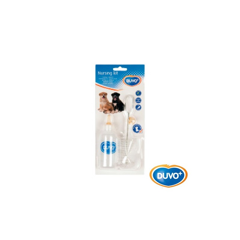 DUVO BIBERON CON CEPILLO Y TETINA 115ML