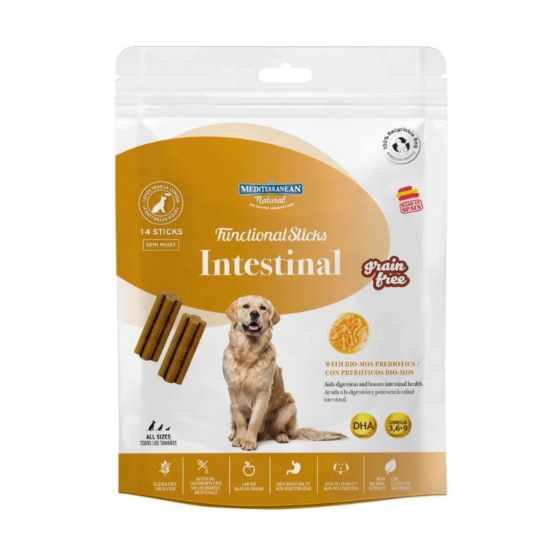 Mediterranean Functional Sticks Intestinal 110 g | Salud Digestiva para Mascotas Mediterranean Functional Sticks Intestinal 110 g | Salud Digestiva para Mascotas