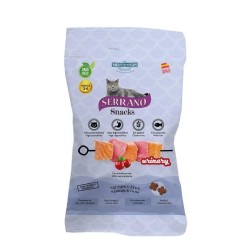 Serrano Snacks Gato Urinary Salmón y Atún 50 g | Snack para Salud Urinaria