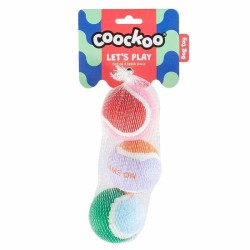 Coockoo Let’s Play Pelotas Colores Surtidos 3 ud | Juguete Divertido para Mascotas