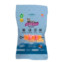 Serrano Snacks Gato Anti-Hairball 50 g | Snack para Control de Bolas de Pelo