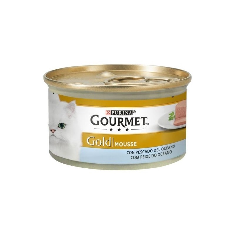 Purina Gourmet Golds Mousse Pescado 85gr - Delicioso y Nutritivo para tu Gato Purina Gourmet Golds Mousse Pescado 85gr - Delicioso y Nutritivo para tu Gato