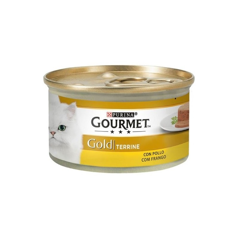 Purina Gourmet Gold Terrine 85gr - Sabor Exquisito para Gatos Exigentes Purina Gourmet Gold Terrine 85gr - Sabor Exquisito para Gatos Exigentes
