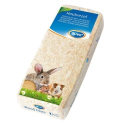 Duvo Viruta de Madera 1 kg | Lecho Natural para Roedores