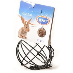 Bola Metálica para Snacks de Roedores 8 cm | Juguete y Comedero