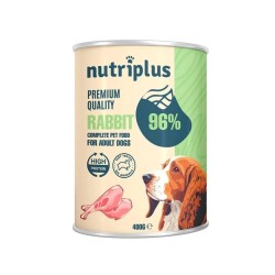 Nutriplus Comida Húmeda para Perros de Conejo 400 g | Alta Nutrición