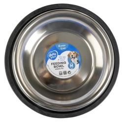 Comedero de Acero Antideslizante 1890 ml | Resistente y Seguro – 29 cm