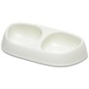 Comedero Doble Sensibowl Blanco para Gato | 2 x 200 ml Elegancia y Funcionalidad