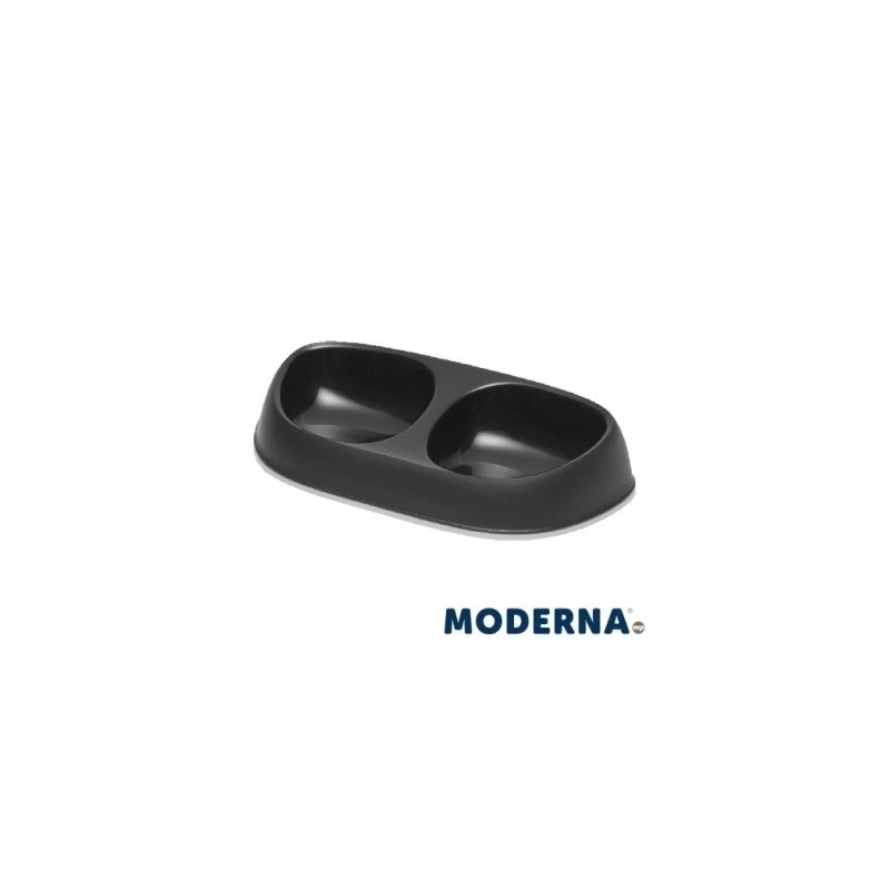 Comedero Doble Sensibowl negro para Gato | 2 x 200 ml Elegancia y Funcionalidad Comedero Doble Sensibowl negro para Gato | 2 x 200 ml Elegancia y Funcionalidad