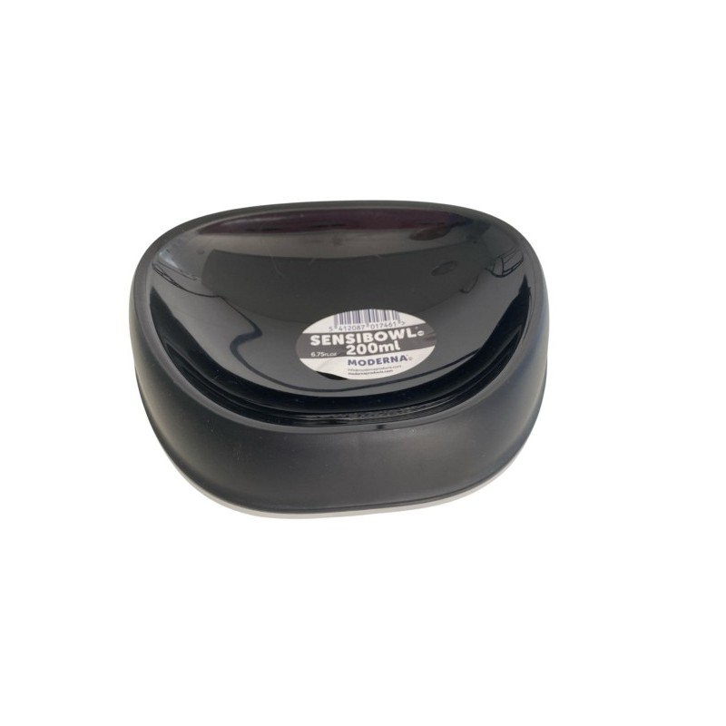 Comedero Sensibowl para Gato Negro 200ml | Diseño Antideslizante y Ergonómicov Comedero Sensibowl para Gato Negro 200ml | Diseño Antideslizante y Ergonómicov