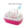 Transportín Hipster Large en color fucsia, práctico y moderno para llevar a tu mascota con comodidad y estilo.