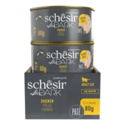Schesir After Dark Paté Pollo 80g para Gatos | Natural