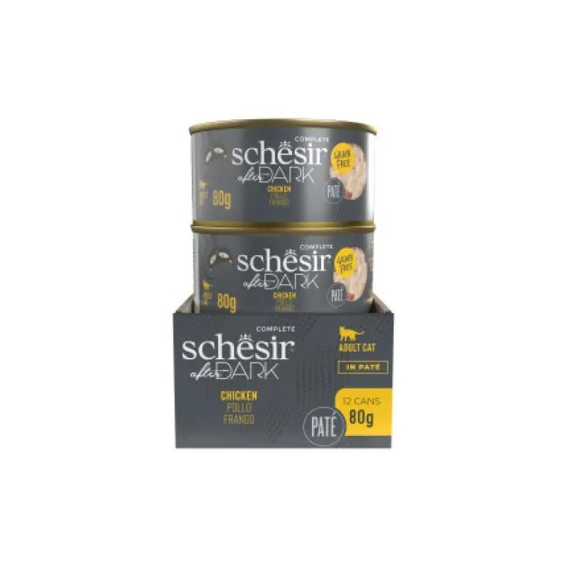 Schesir After Dark Paté Pollo 80g para Gatos | Natural Schesir After Dark Paté Pollo 80g para Gatos | Natural