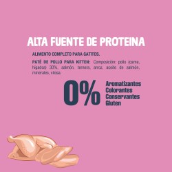 NUTRIPLUS GATOS COMIDA HUMEDA KITTEN POLLO 85 GR