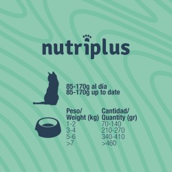 NUTRIPLUS GATOS COMIDA HUMEDA CONEJO 85 GR