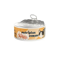 NUTRIPLUS GATOS COMIDA HUMEDA ESTERILIZ POLLO 85GR